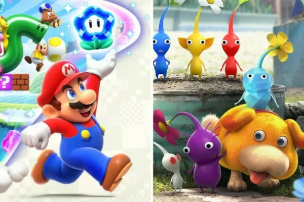 super mario bros wonder pikmin 4 bundle double pack