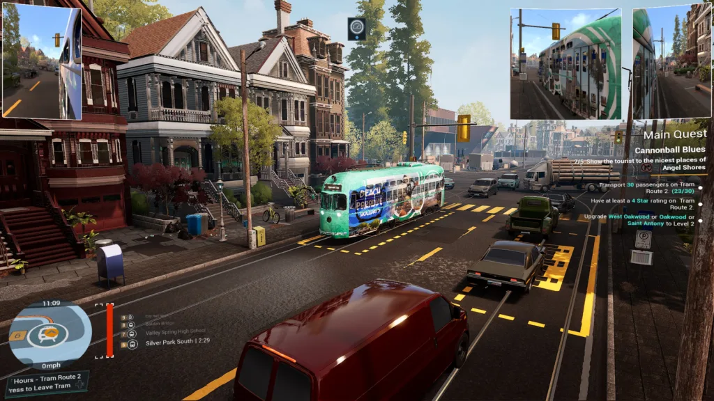 A screenshot of Tram Simulator - Urban Transit on PC.