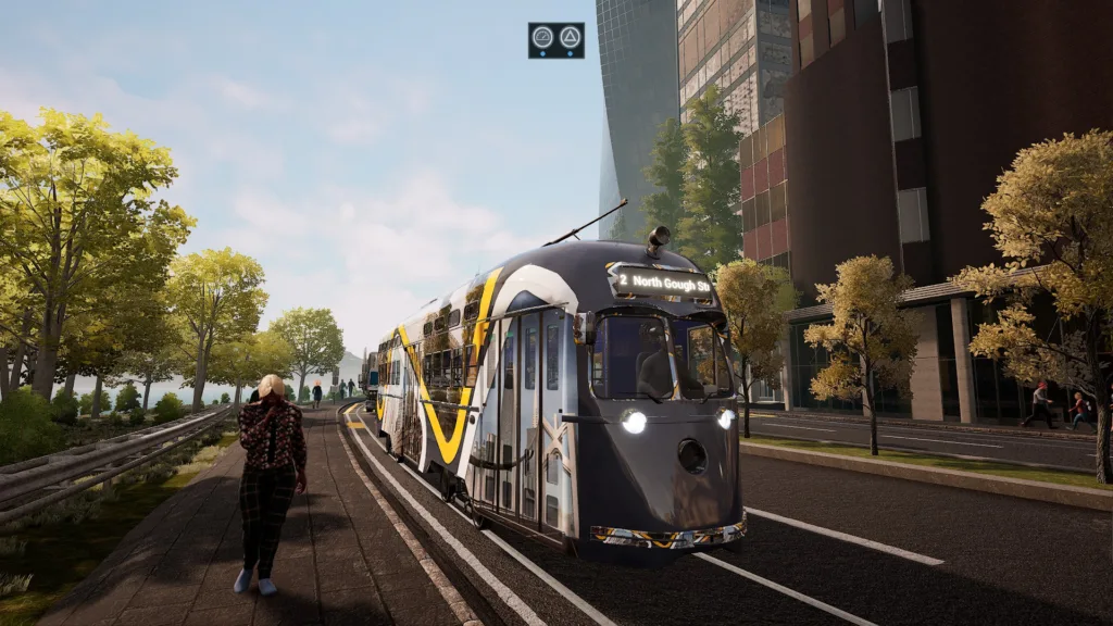 A screenshot of Tram Simulator - Urban Transit on PC.