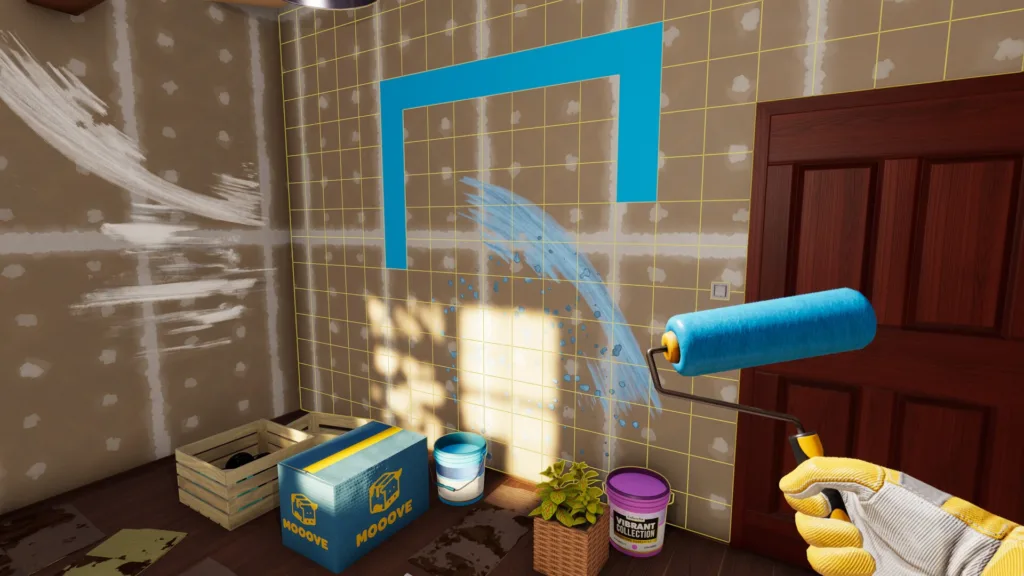 house flipper 2 gets nintendo switch rating painting a wall