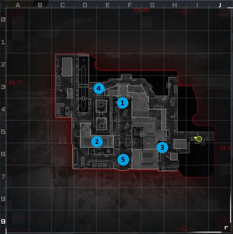 mw3 hardpoint rotations ranked play sub base tac map