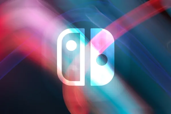 Render of the Nintendo Switch logo.