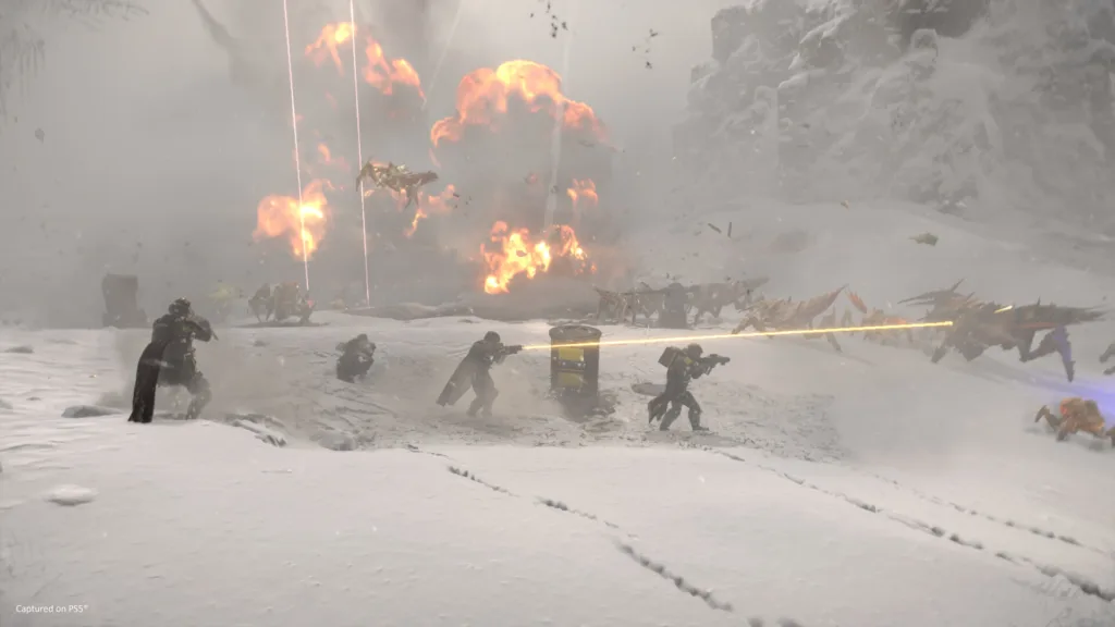 helldivers 2 update today snow storm