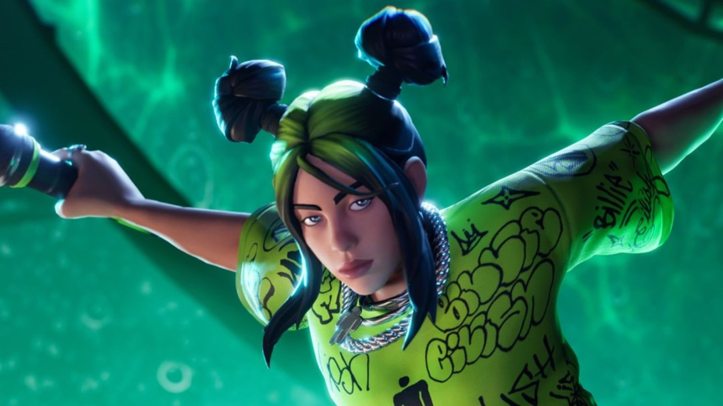 Billie Eilish skin Fortnite Festival Season 3