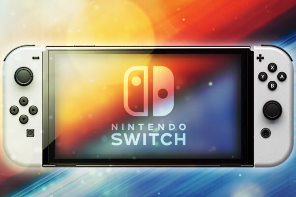 Render of the Nintendo Switch OLED.