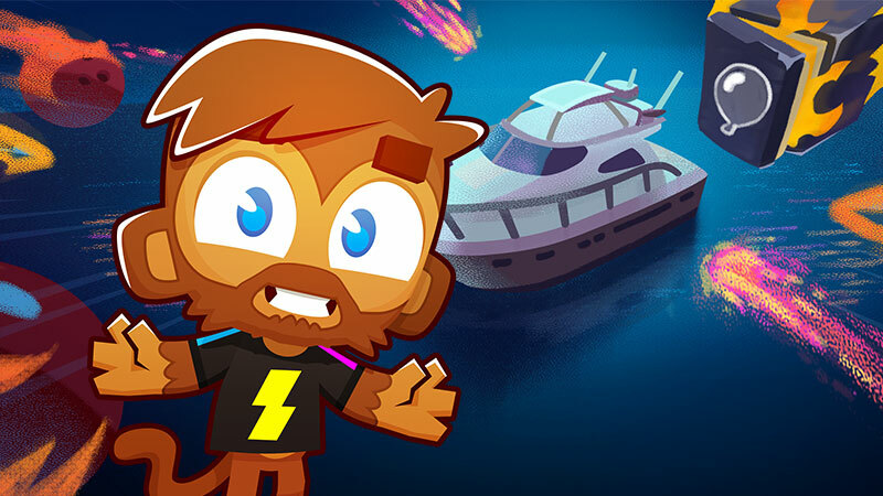 bloons TD 6 mr beast promo yatch quest free pack