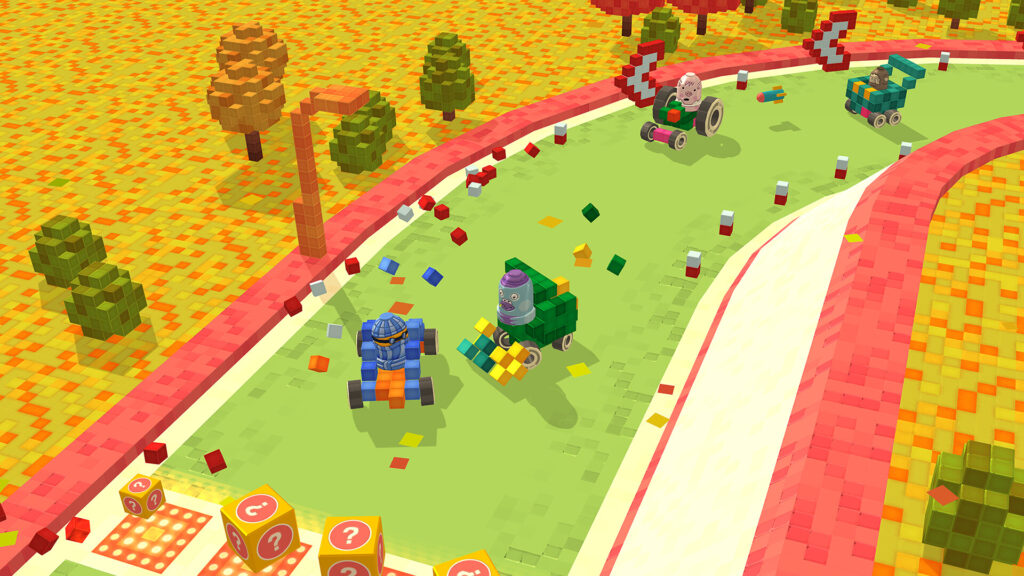 pixel car racing blocky crash demo steam next fest