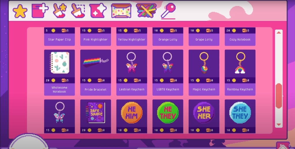 sticky business pride items