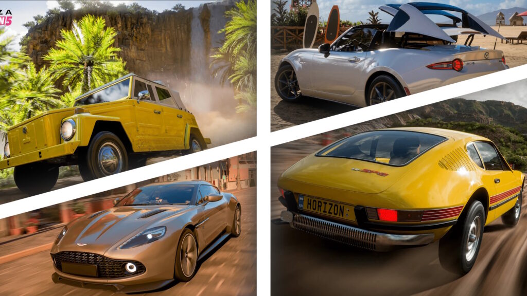 Festival Playlist reward cars in the Cars & Coffee Update for Forza Horizon 5