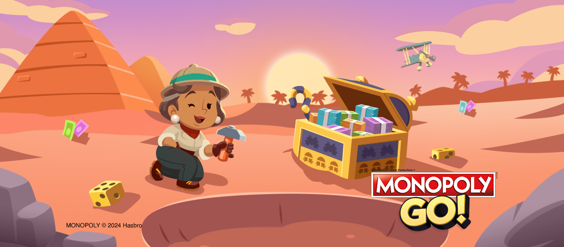 monopoly go sunset treasures event rewards