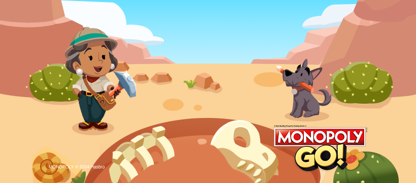 monopoly go dino treasures digging event rewards