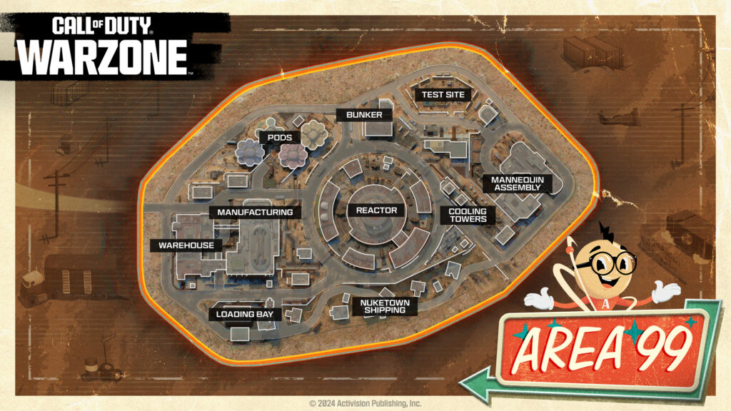 when is area 99 coming to warzone map overview