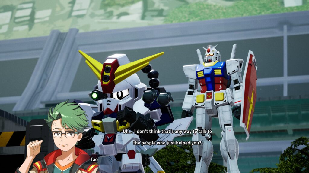 Gundam Breaker 4 review dialogue 