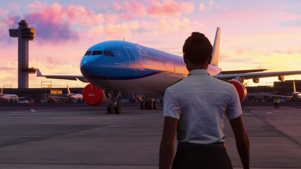 Promo shot of Microsoft Flight Simulator 2024.