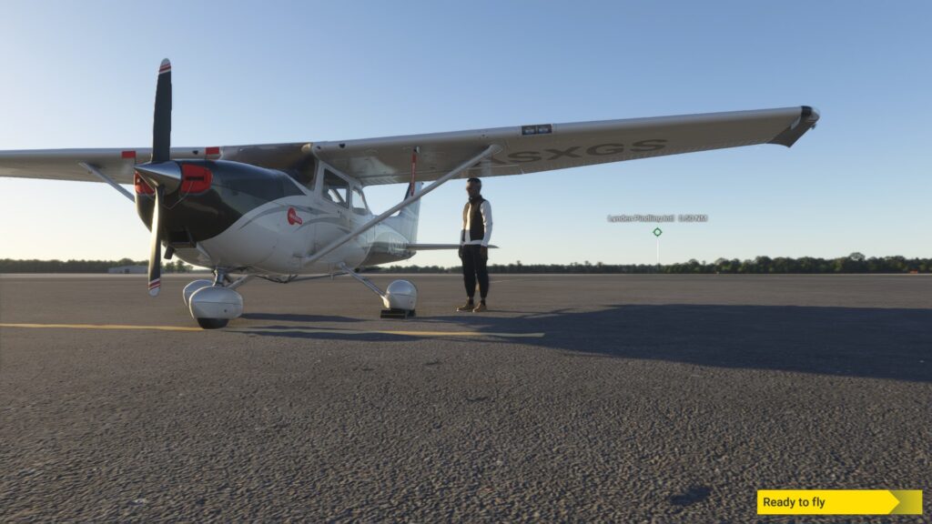 Alpha test of Microsoft Flight Simulator 2024 on PC.