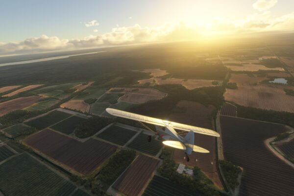 Alpha test of Microsoft Flight Simulator 2024 on PC.