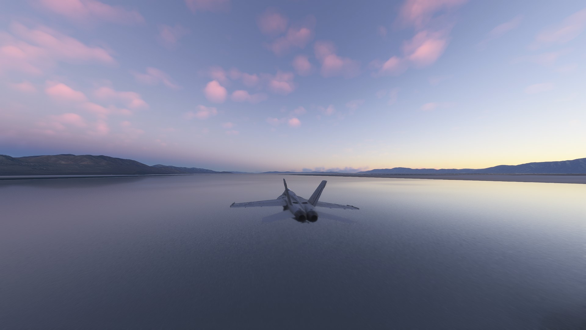 Alpha test of Microsoft Flight Simulator 2024 on PC.