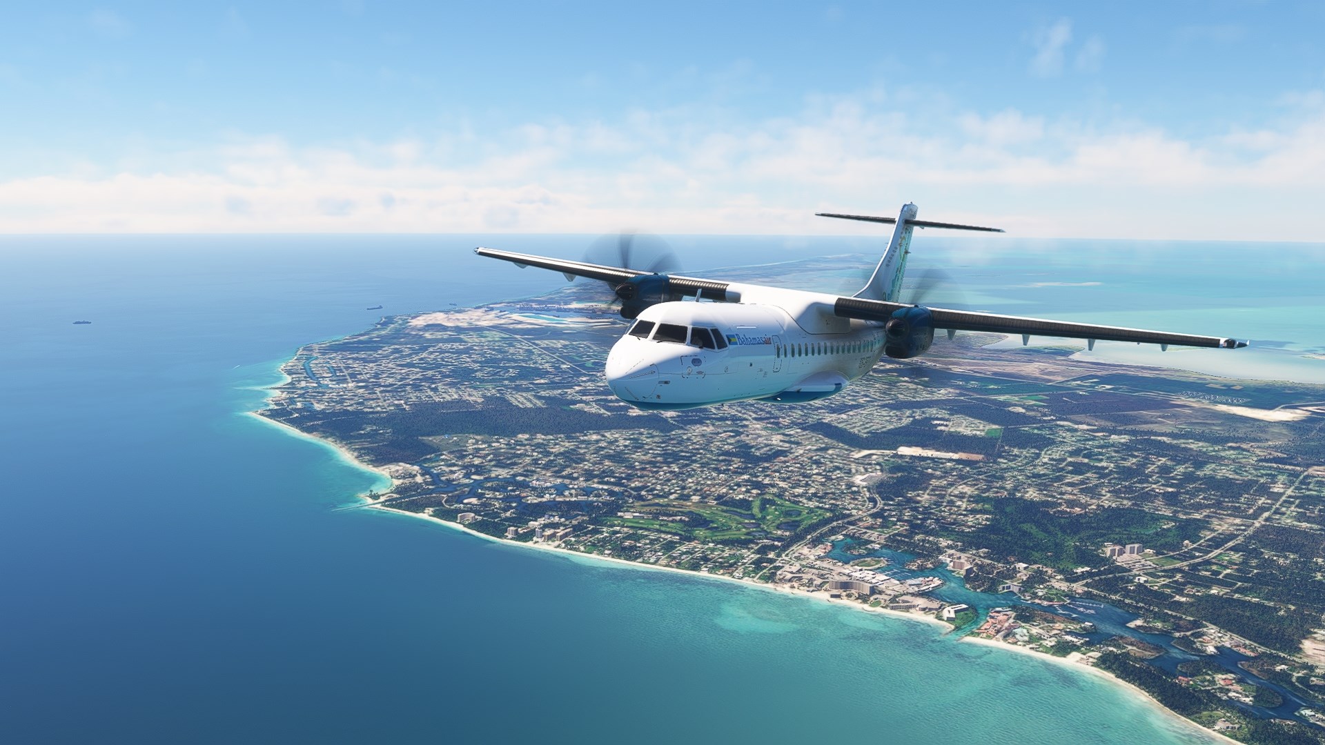 ATR 42 in Microsoft Flight Simulator on PC.