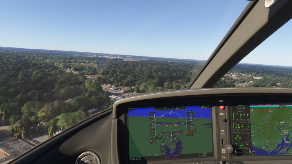 Screenshot of Microsoft Flight Simulator 2024 on PC.