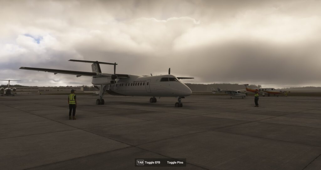 Screenshot of Microsoft Flight Simulator 2024 on PC.