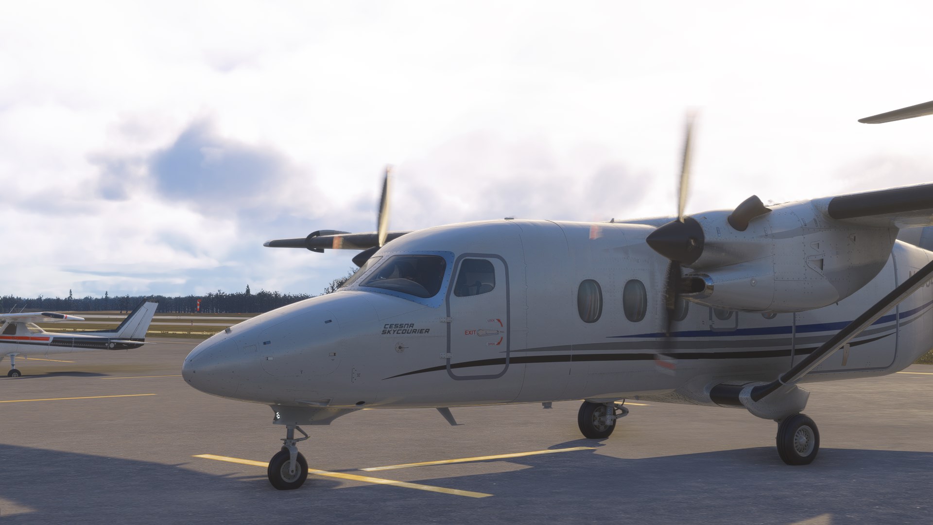 Screenshot of Microsoft Flight Simulator 2024 running on PC patch