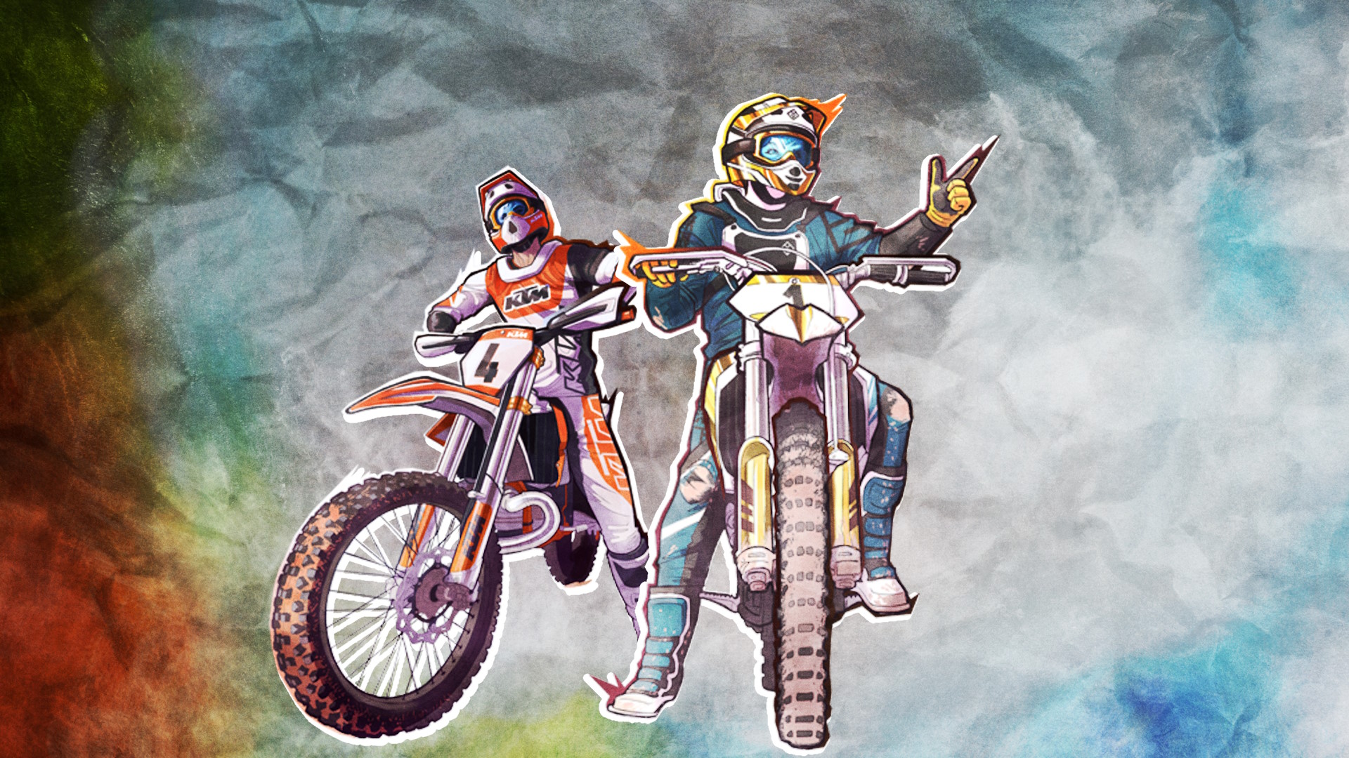 Official splash art for Riders Republic Dirt Bikes.