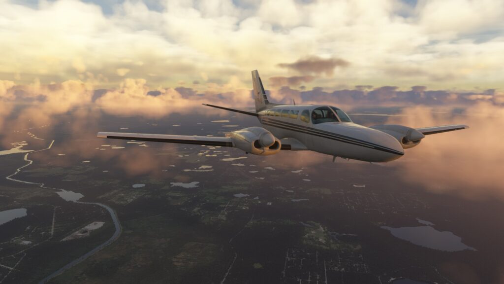 Screenshot of Microsoft Flight Simulator 2024 running on PC. Patch 3.