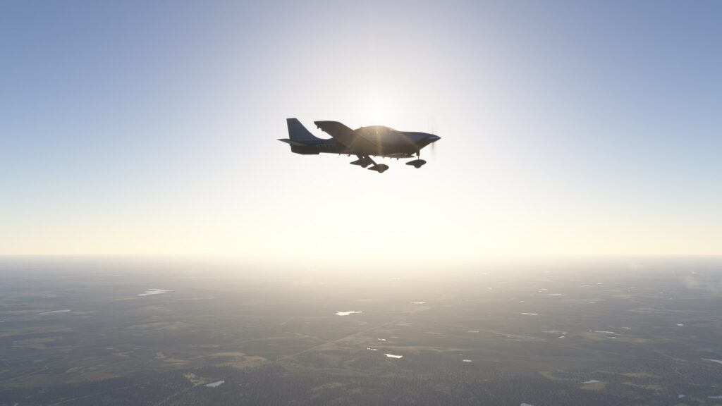 Screenshot of Microsoft Flight Simulator 2024 running on PC.