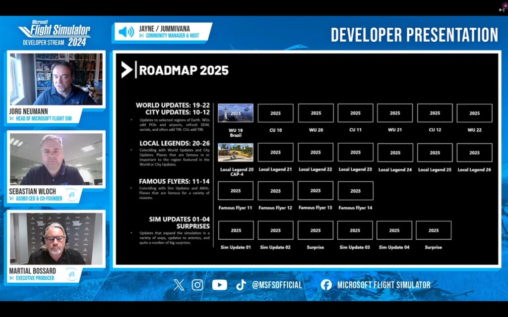 Microsoft Flight Simulator 2024 - Update roadmap for 2025