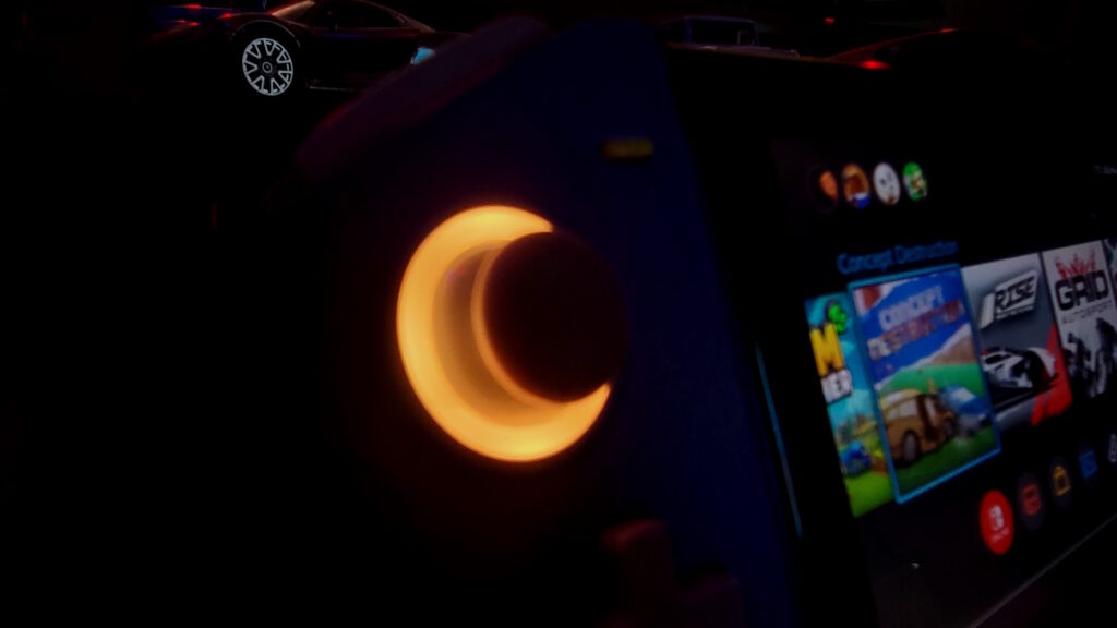 A real shot of the Omelet Super Deck for the Nintendo Switch.