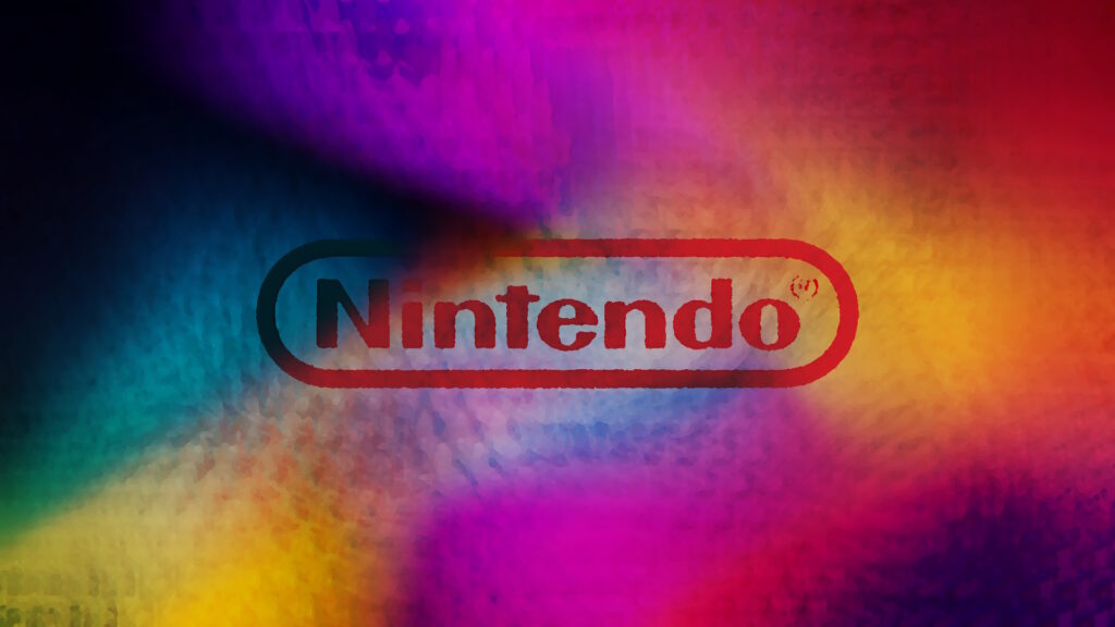 Colorful Nintendo logo.