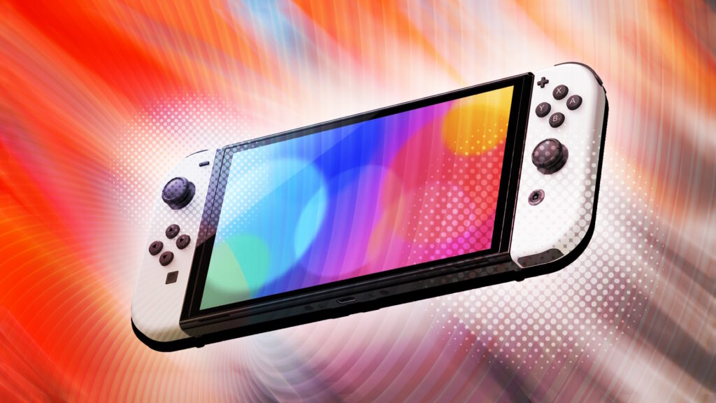 Render of the Switch OLED. 