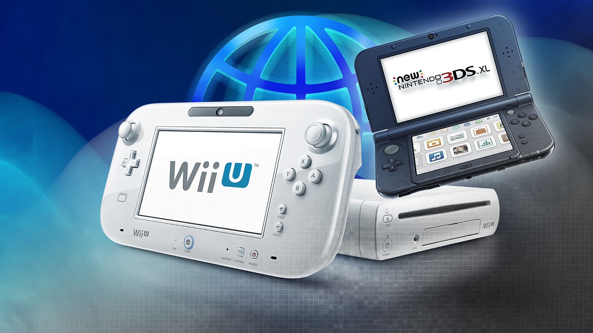 Wii U and 3DS with an Internet logo behind them unofficial online servers warning