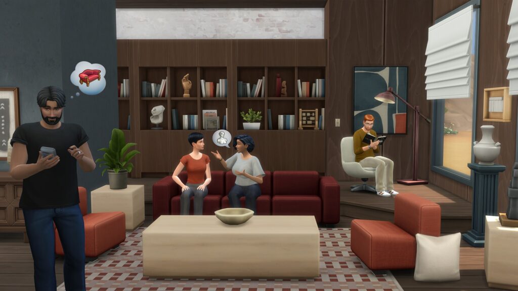 the sims 4 refined living room