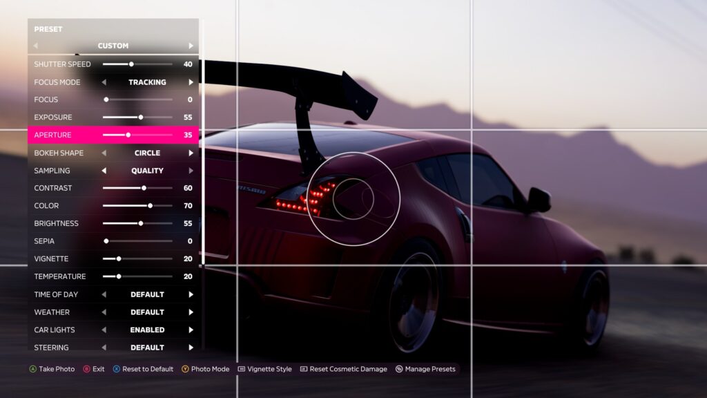 Photo Mode in Forza Horizon 5 on PC.