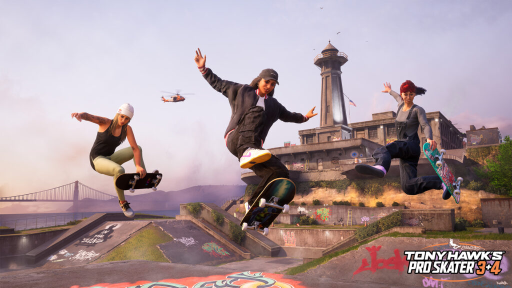 Official promo screenshot - Tony Hawk's Pro Skater 3 + 4 editions