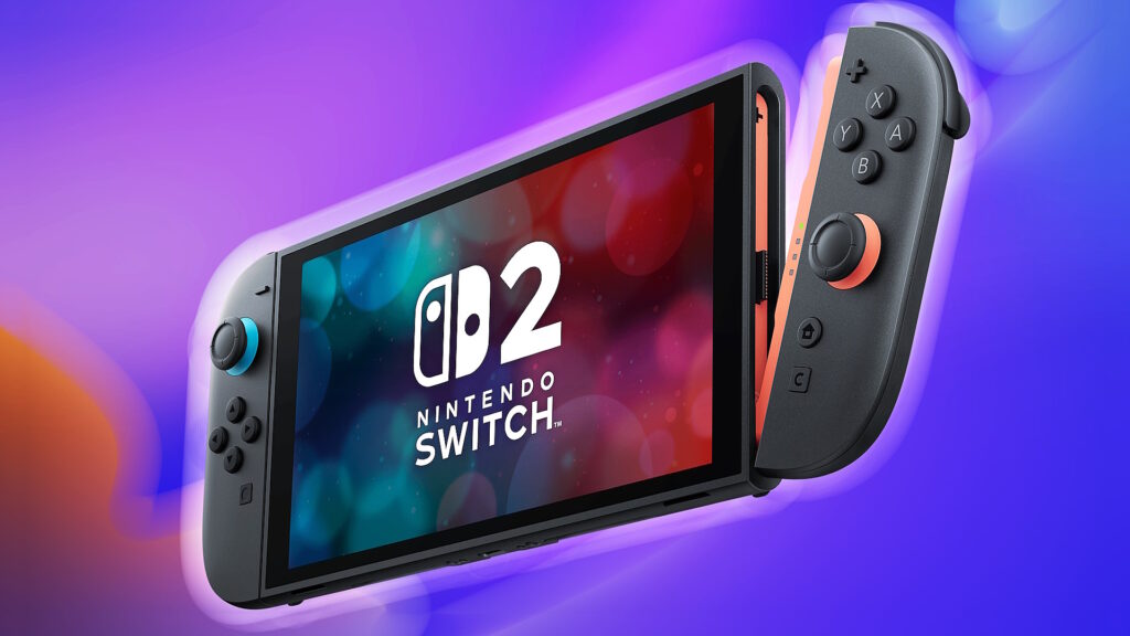 Nintendo Switch 2 in handheld mode.