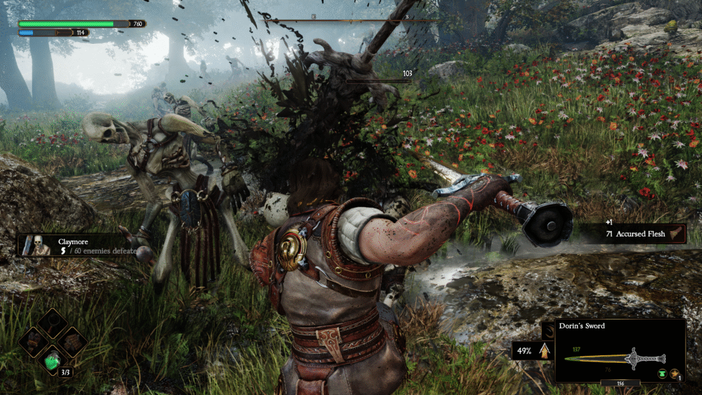 Blades of Fire review combat