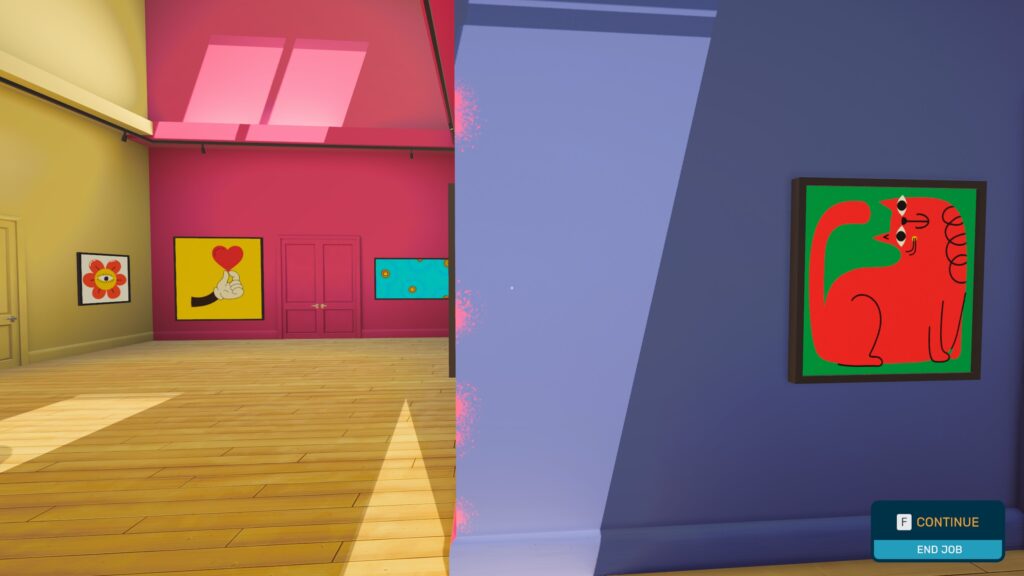 Spray Paint Simulator review art gallery level