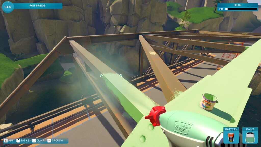 Spray Paint Simulator bridge level