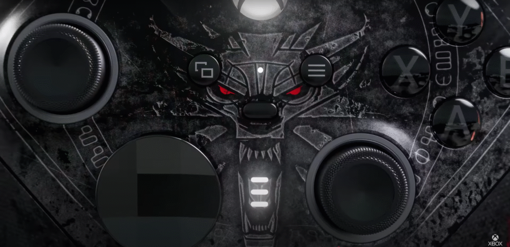 the witcher 3 xbox controller details