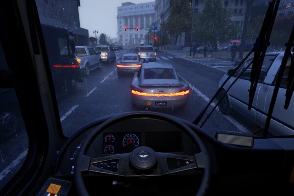 Early screenshot of Bus Bound on PC.
