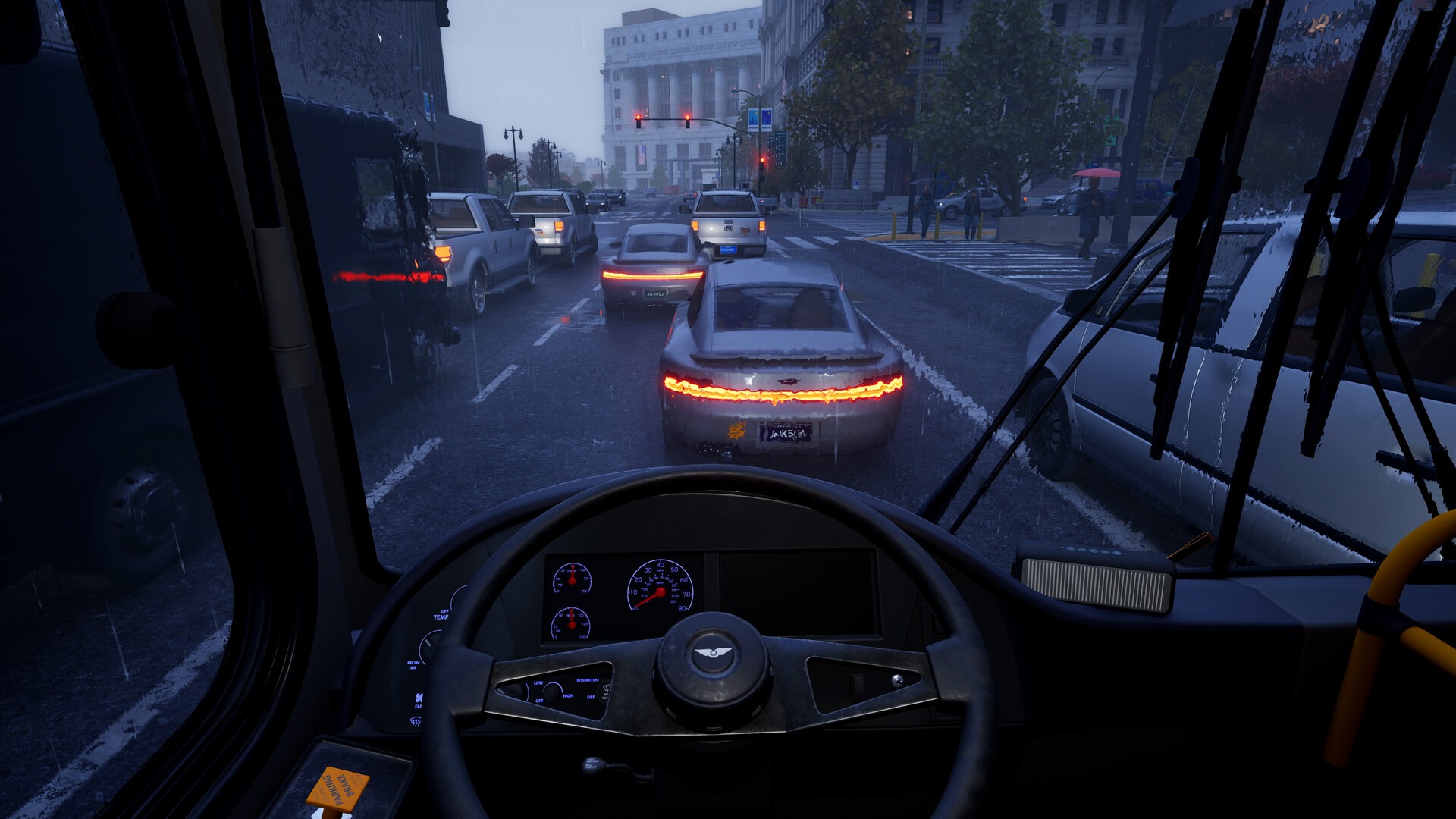 Early screenshot of Bus Bound on PC.