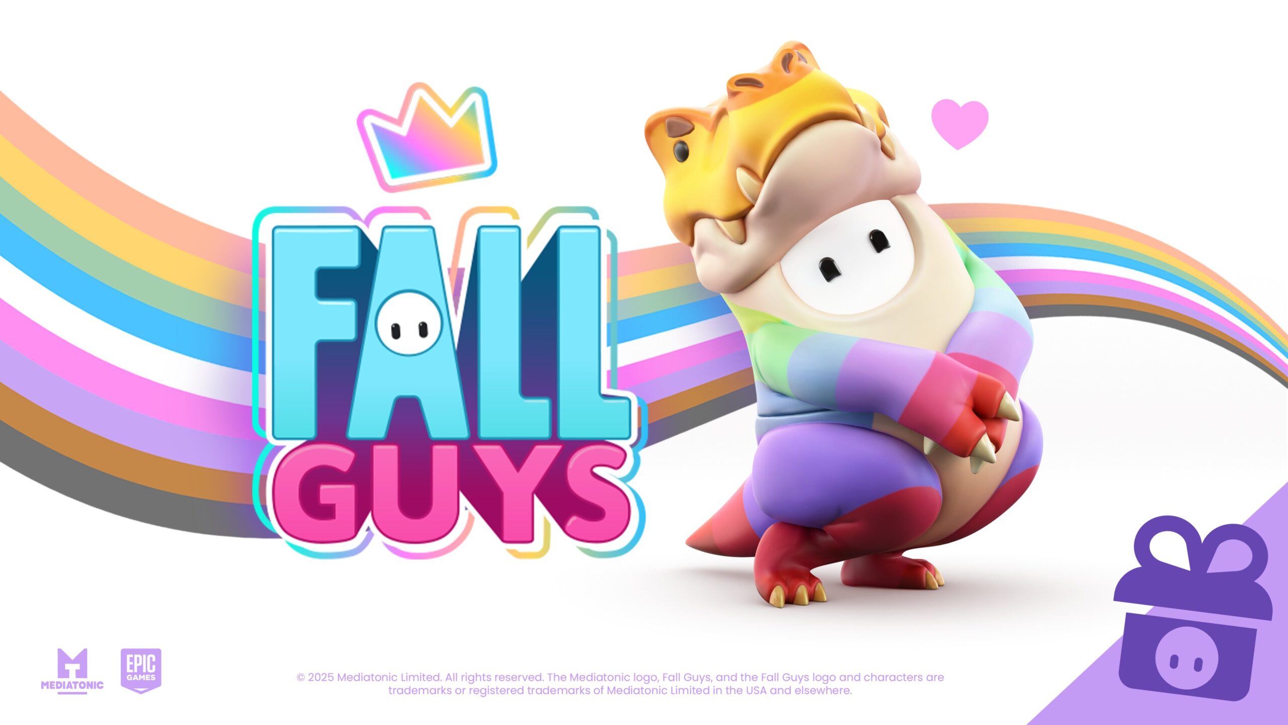 Fall Guys Kaleidoscopic Rex skin