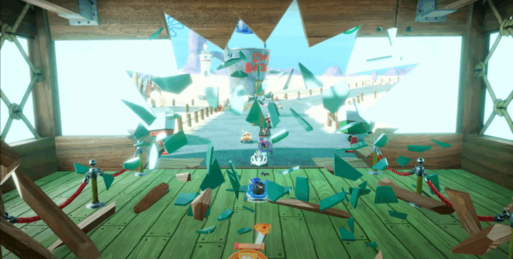 sonic racing: crossworlds spongebob and patrick