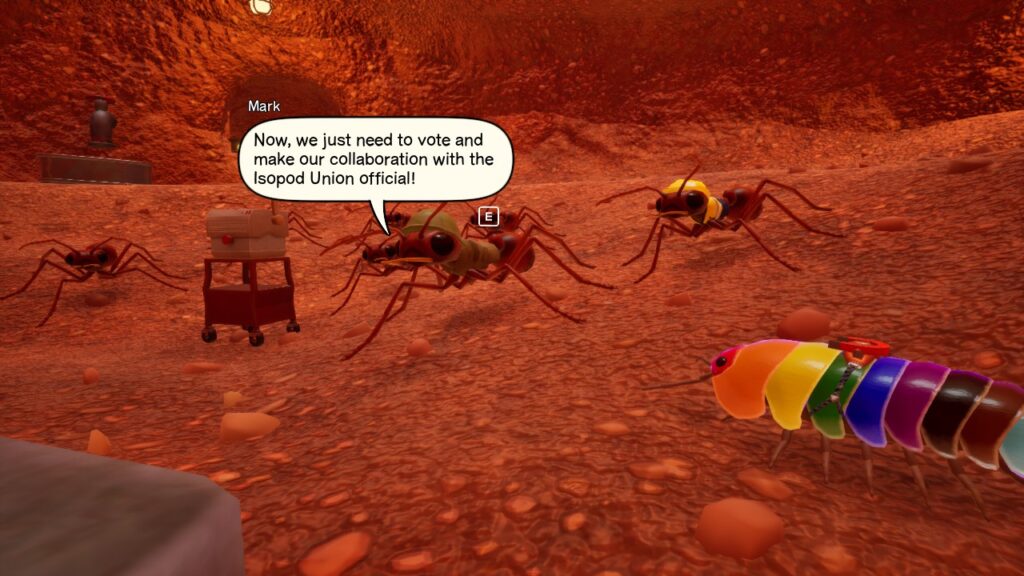 Isopod review dialogue