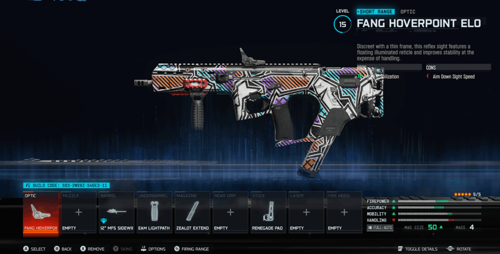 warzone razor 9mm loadout