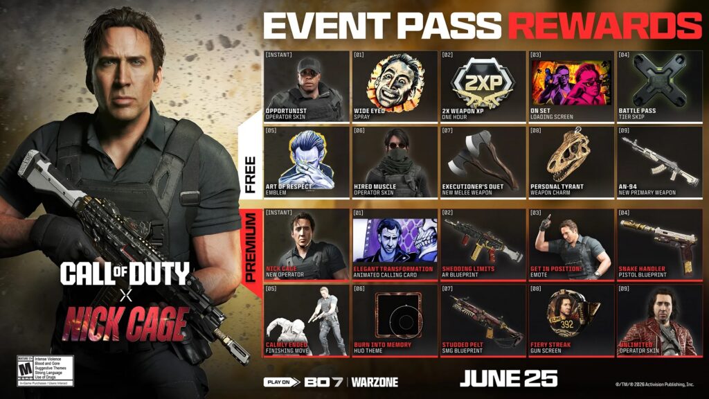 cod nicolas cage