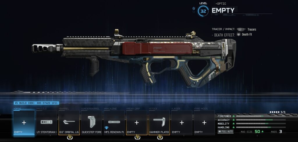 warzone carbon 57 meta loadout attachments