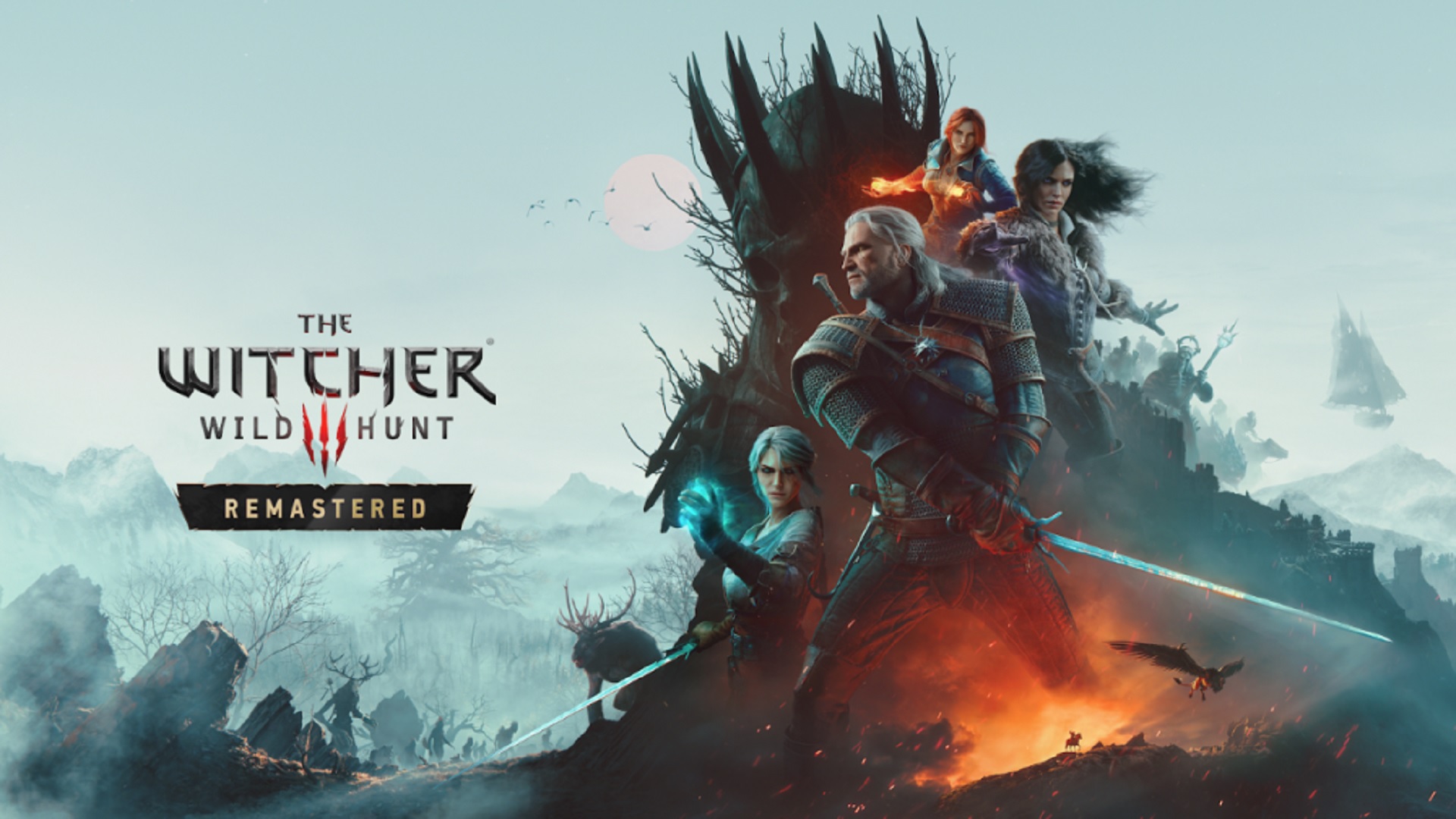 the witcher 3 wild hunt remastered keyart
